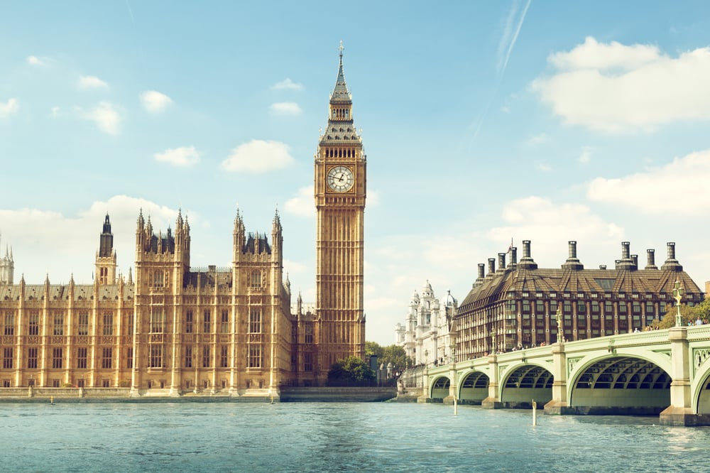 Big Ben in sunny day, London-1